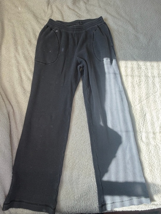 aerie Pants - Aerie waffle knit wide leg pants size medium